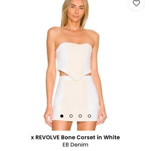X REVOLVE BONE CORSET and Skirt